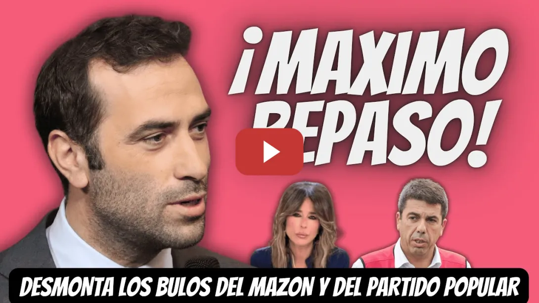 Embedded thumbnail for Carlos Cuerpo SE MERIENDA a Ana Terradiilos - DESMONTA BULOS a Carlos Mazon y al PP sobre las AYUDAS