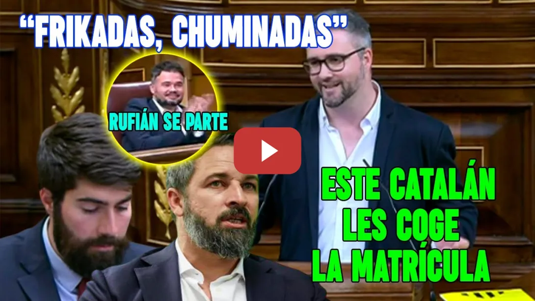 Embedded thumbnail for 💥 Escuchamos a este CATALÁN REPUBLICANO criticando las &quot;FRIKADAS&quot; de VOX