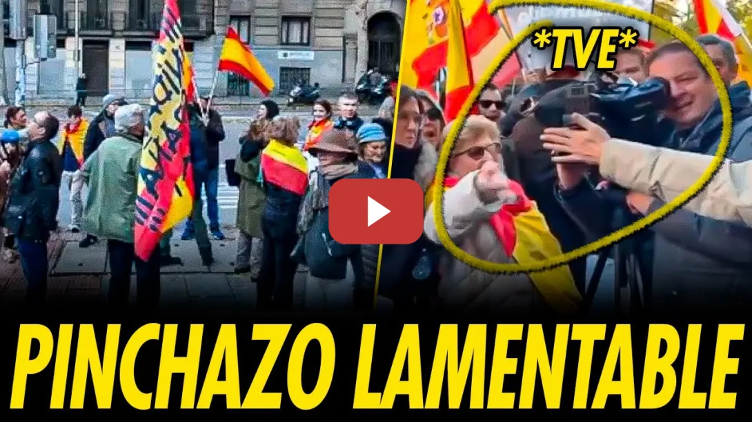 Embedded thumbnail for PINCHAZO Y ACOSO A TVE EN LA MANIFESTACIÓN DE FERRAZ