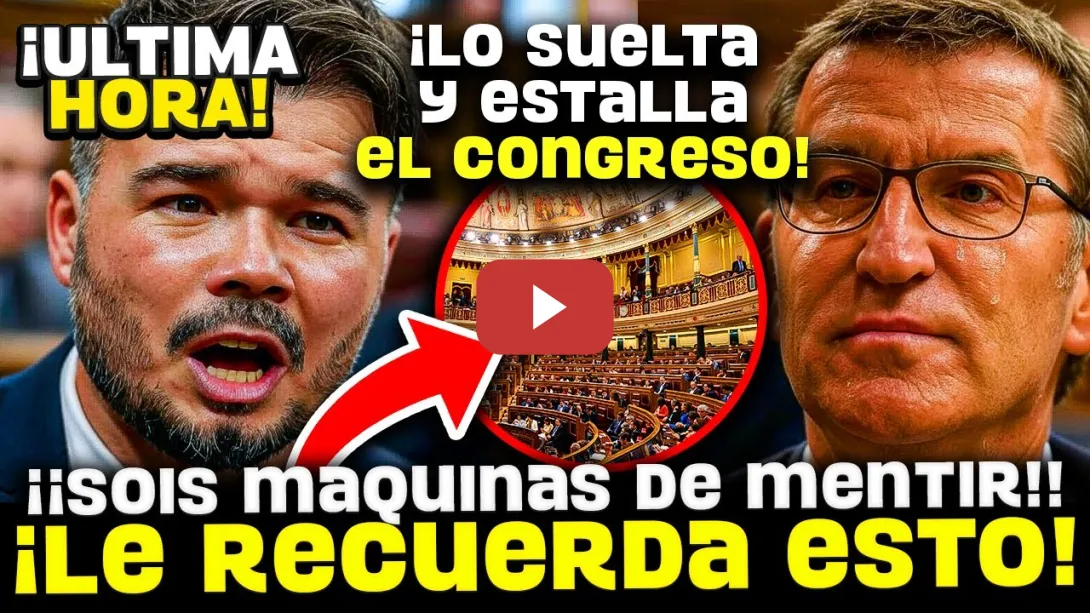 Embedded thumbnail for 💥¡AHORA! LA JUGADA DE RUFIÁN QUE DEJA A FEIJÓO EN RIDÍCULO: ¡LE RECUERDA EL BULO DE RICKY MARTIN!