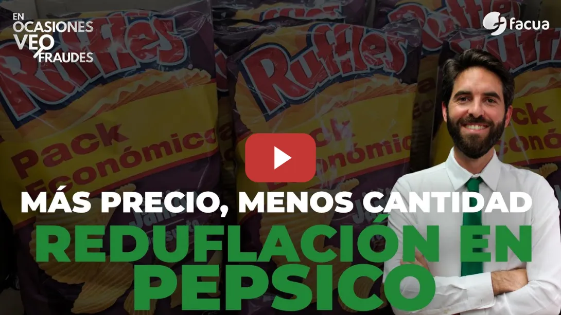 Embedded thumbnail for RUFFLES, DORITOS, CHEETOS...: MÁS PRECIO, MENOS CANTIDAD