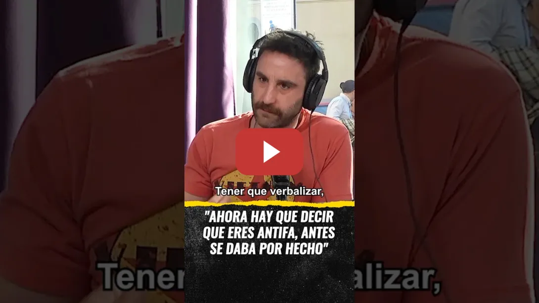 Embedded thumbnail for Dani Rovira: "Ahora hay que decir que eres antifascistas, antes se daba por hecho" (CARNE CRUDA)