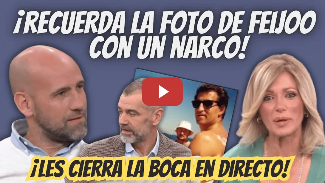 Embedded thumbnail for Gonzalo Miró DESMONTA con la FOTO de Feijóo con un NARCO a Susana Griso y a Toni Cantó