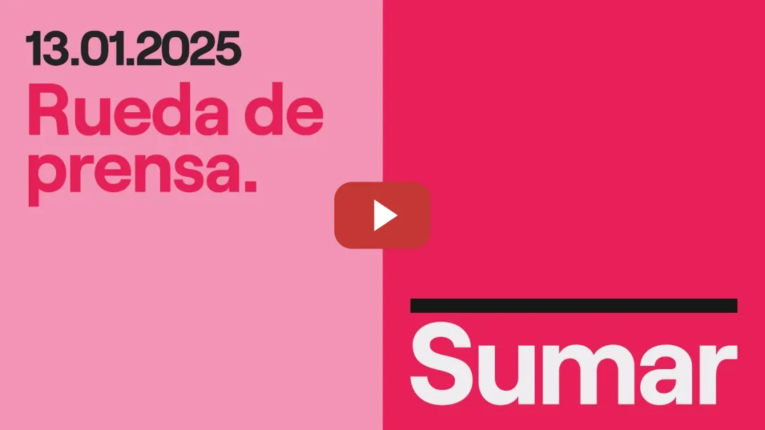 Embedded thumbnail for Rueda de prensa de Ernest Urtasun. 13 de enero de 2025