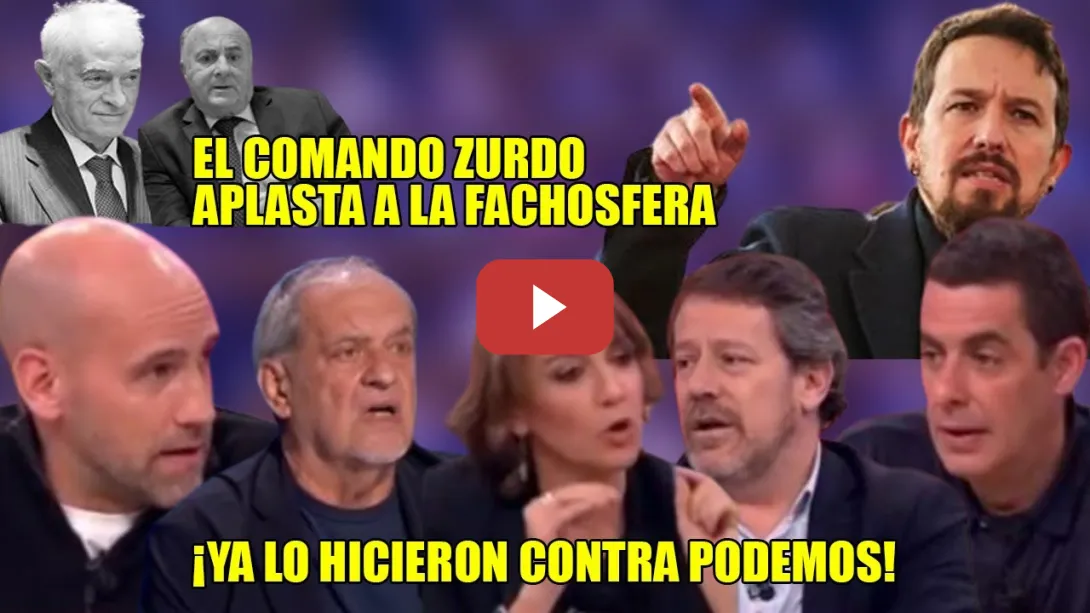 Embedded thumbnail for ESTACAZO de Gonzalo Miró, Aroca y T.Sánchez a Antonio Naranjo x la DERECHA JUDICIAL💪El COMANDO ZURDO