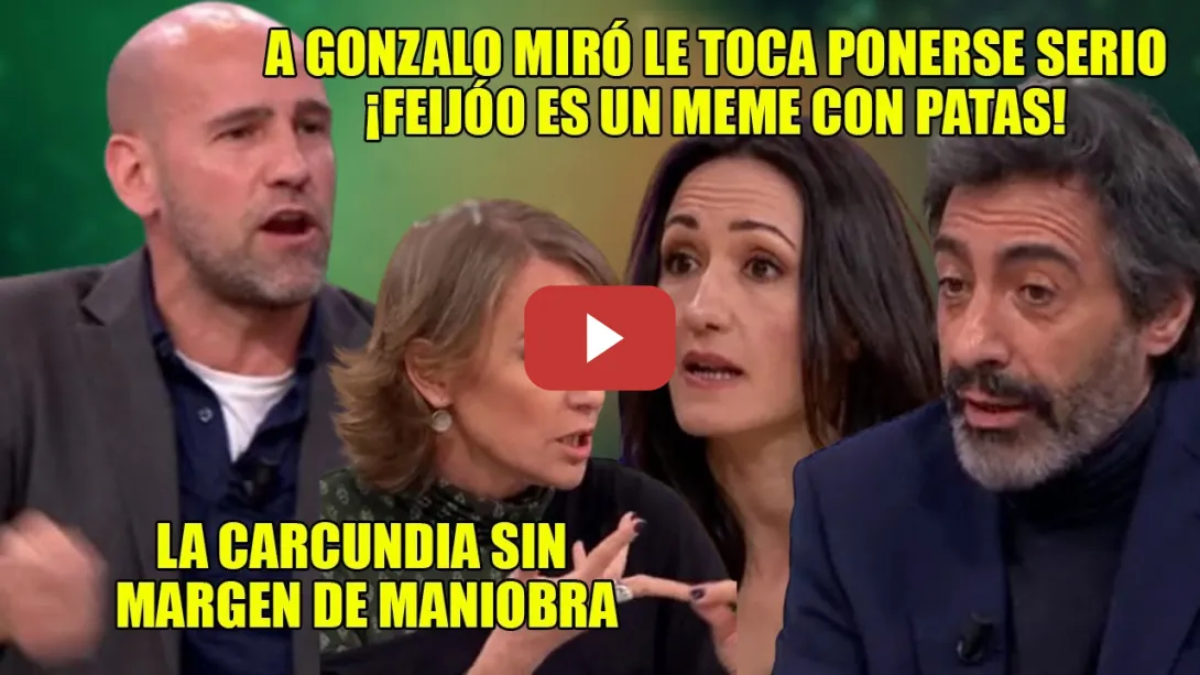 Embedded thumbnail for &quot;Feijóo es UN MEME!&quot;👏A Gonzalo Miró se le HINCHAN las PELOTAS con el PP tras BOICOTEAR las PENSIONES