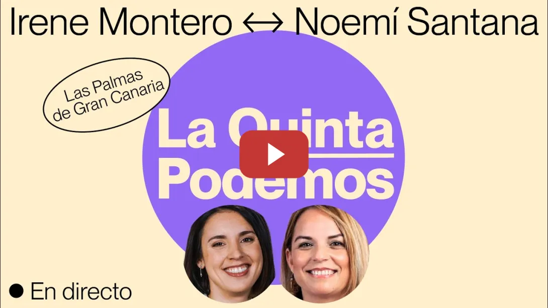 Embedded thumbnail for Irene Montero y Noemí Santana en Las Palmas de Gran Canaria