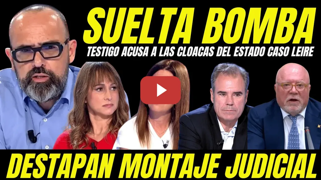 Embedded thumbnail for RISTO MEJIDE SUELTA BOMBA CASO LEIRE "TESTIGO CLAVE DENUNCIA MONTAJE POLICIAL  CLOACAS DEL ESTADO"