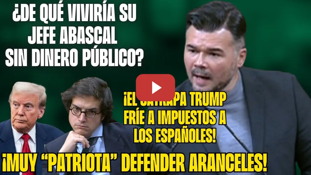 Embedded thumbnail for RUFIÁN APLASTA a FIGAREDO (VOX) ¡SIERVOS de TRUMP!🔥 &quot;Lo de ser FALANGISTA no es NUEVO&quot;