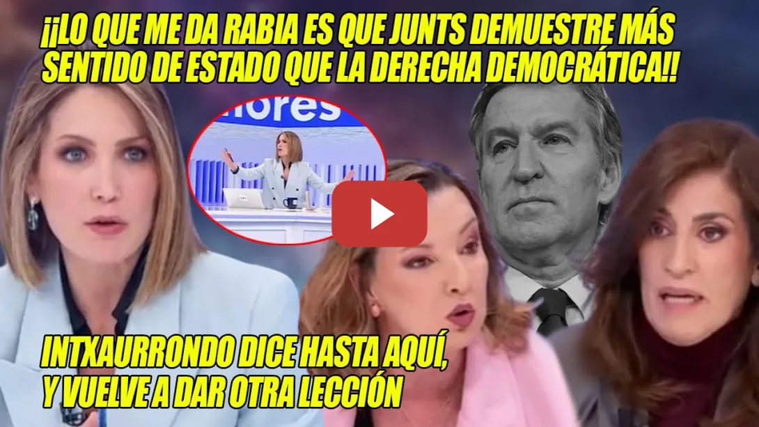 Embedded thumbnail for Intxaurrondo ACORRALA a Feijóo con un RECITAL de DATOS y los P-PALMEROS se HUNDEN⚡Landaburu-Basteiro