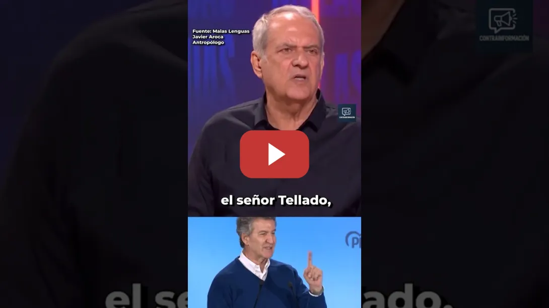Embedded thumbnail for JAVIER AROCA ANALIZA AL PP🎯: "Los discursos de Tellado no entusiasman a nadie"