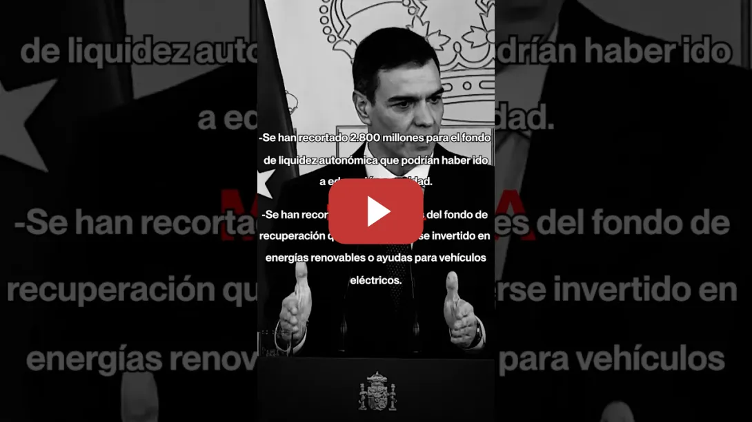 Embedded thumbnail for Pedro Sánchez miente cuando dice que no habrá recortes para financiar el aumento del gasto militar.