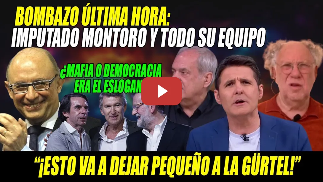 Embedded thumbnail for BOMBAZO💥IMPUTADO Cristóbal Montoro x 7 DELITOS💥FESTIVAL de Ekaizer y Aroca💥Gürtel se QUEDARÁ PEQUEÑA