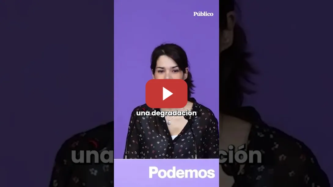 Embedded thumbnail for Podemos, sobre el &#039;caso Koldo&#039;: &quot;La corrupción es una seña de identidad del viejo bipartidismo&quot;