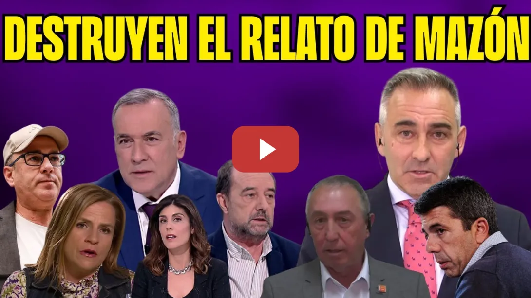 Embedded thumbnail for Consejero de Mazón DESTRUIDO en DIRECTO! Fortes, Bernabé, Maraña y un perito les DEJAN sin DEFENSA!