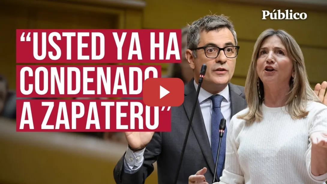 Embedded thumbnail for BOLAÑOS dicta sentencia tras los ataques del PP: "Usted ya ha condenado a ZAPATERO"