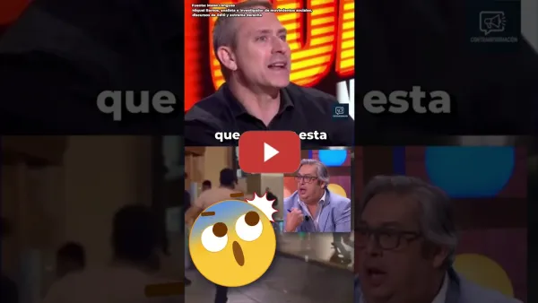 Embedded thumbnail for MIQUEL RAMOS SEÑALA AL FASCISMO 💥 y Cintora remata al tertuliano de derechas sin piedad