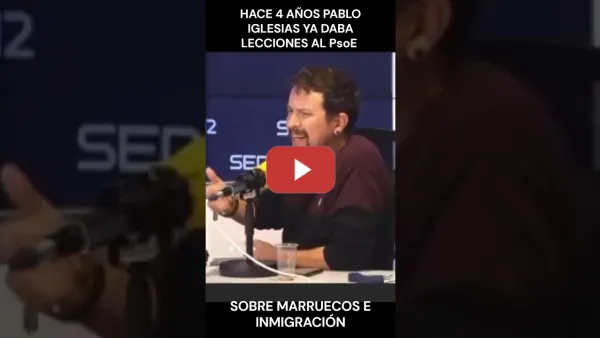 Embedded thumbnail for Pablo Iglesias DANDO UNA LECCIÓN A CARMEN CALVO PsoE sobre Marruecos e inmigración HACE 4 AÑOS