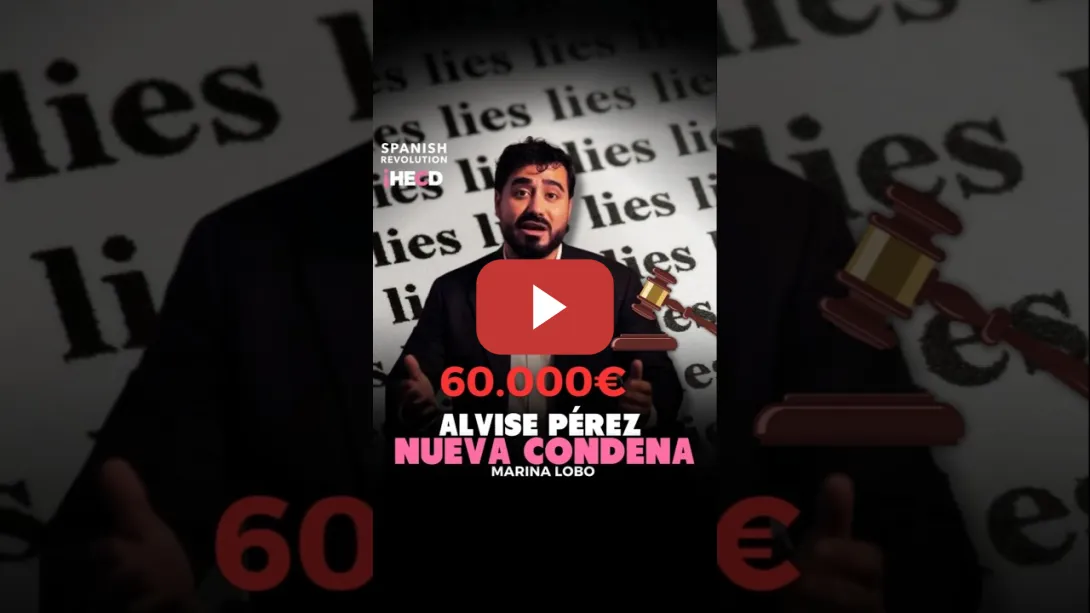 Embedded thumbnail for Condena a Alvise Pérez: 60mil€ por difamar a Ábalos. Recordemos que Cobró 100 mil € de Crypstospain
