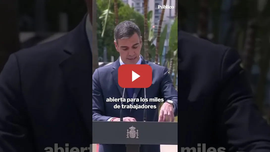 Embedded thumbnail for SÁNCHEZ, sobre la verja de Gibraltar: "Ha sido una herida abierta para quienes cruzaban cada día"