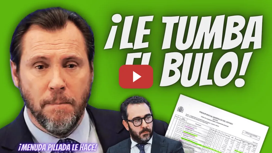 Embedded thumbnail for ¡ATENTO! - Óscar Puente “DESMONTA con DATOS” las ACUSACIONES de Víctor de Aldama