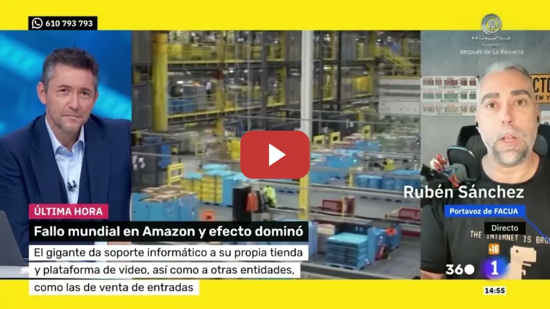 Embedded thumbnail for LOS AFECTADOS por la caída mundial de AMAZON PUEDEN RECLAMAR los perjuicios económicos