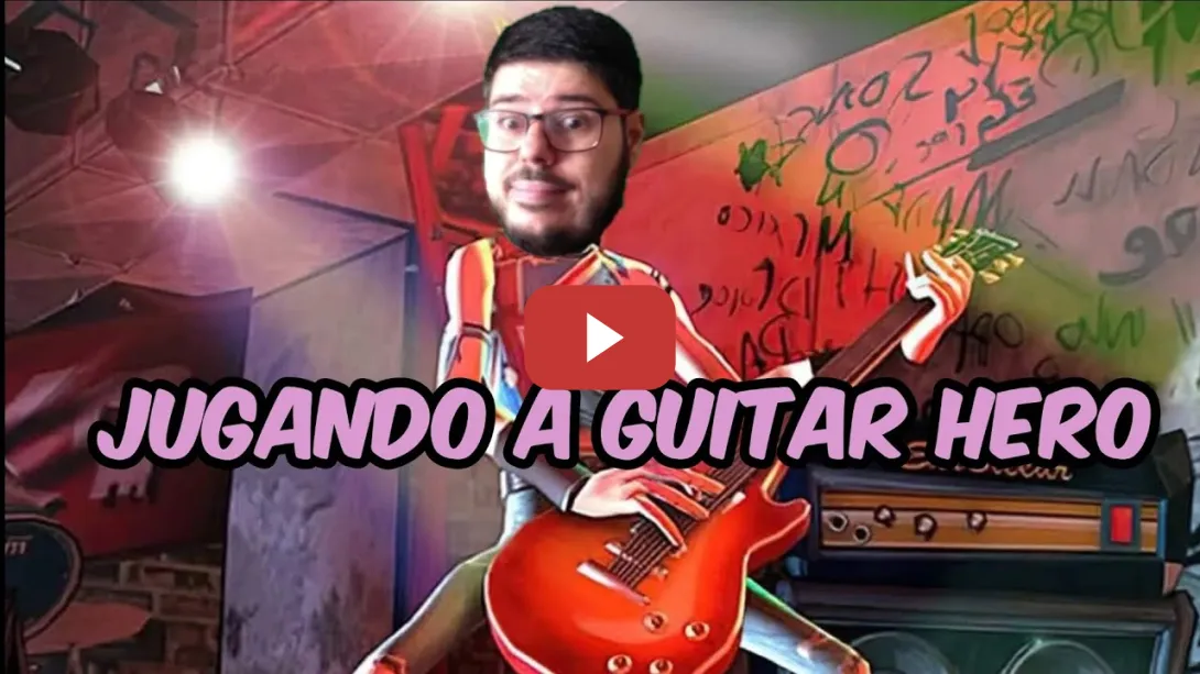 Embedded thumbnail for JUGANDO A GUITAR HERO
