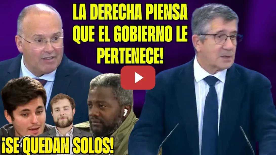 Embedded thumbnail for ¡FUERA AGITADORES del CONGRESO! Patxi López ZUMBA a TELLADO y PSEUDOS ¡CACERÍA contra el GOBIERNO!