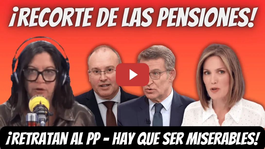 Embedded thumbnail for SUBIDA de las PENSIONES - ¡El PP VOTA en CONTRA! - Àngels Barceló y Silvia Intxaurrondo