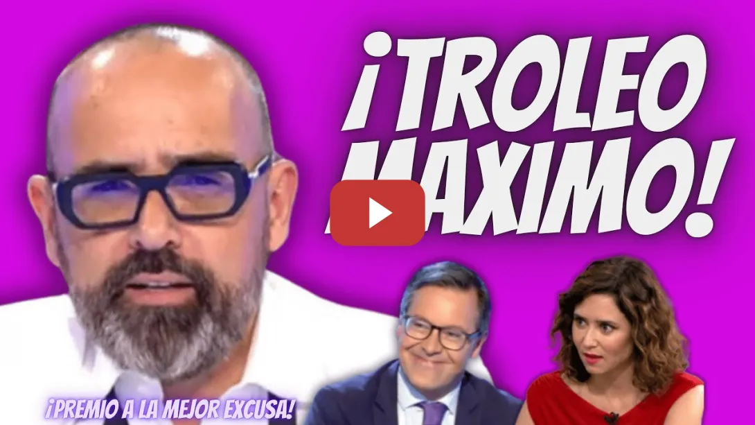 Embedded thumbnail for Risto Mejide “DESTROZA” al NOVIO de Ayuso y a su PALMERO (Alfonso Serrano) con este TROLEO