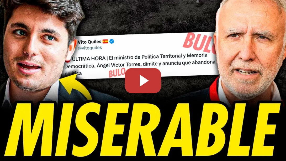 Embedded thumbnail for EL BULO MÁS MISERABLE DE VITO QUILES SOBRE ÁNGEL VÍCTOR TORRES