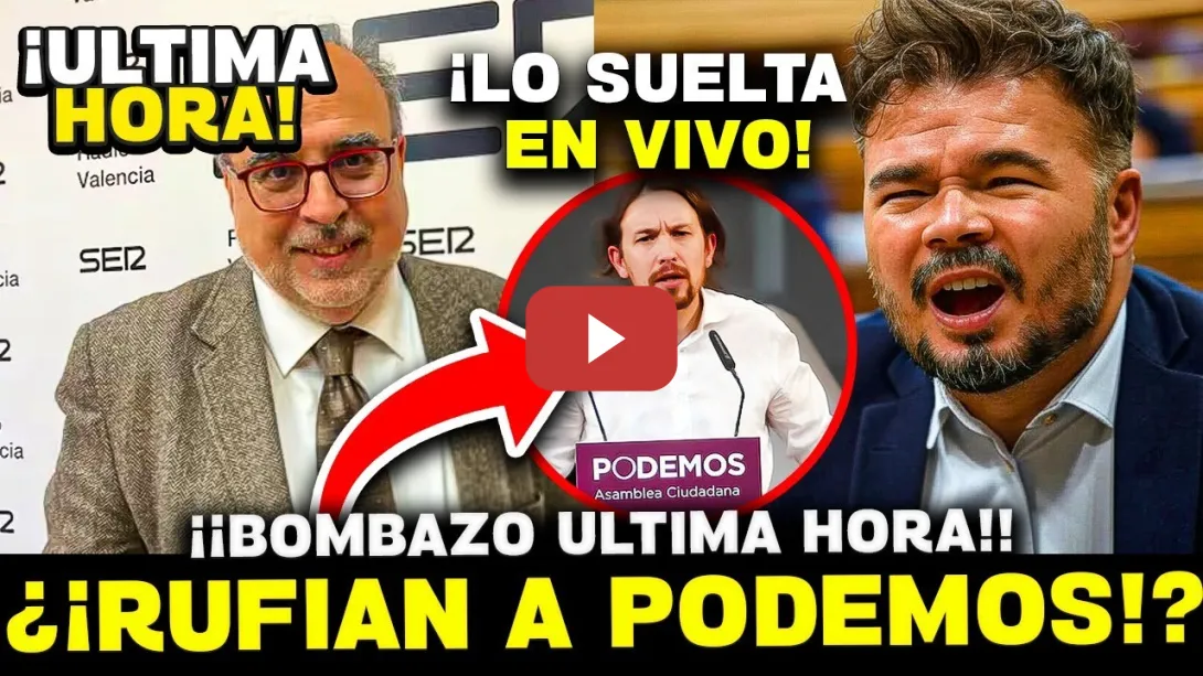 Embedded thumbnail for 💥¡¡BOMBAZO!! ¿RUFIÁN A PODEMOS? JULIANA SUELTA BOMBA Y REVELA LA PISTA QUE LO CAMBIARÍA TODO