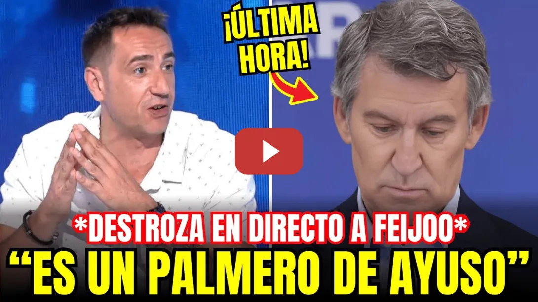 Embedded thumbnail for 🚨 ¡PALMERO DE AYUSO! Emilio Delgado RIDICULIZA a Feijóo por su DESPLANTE al Fiscal General