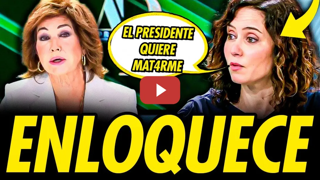 Embedded thumbnail for AYUSO ENLOQUECE POR COMPLETO EN EL REESTRENO DE ANA ROSA EN LAS MAÑANAS