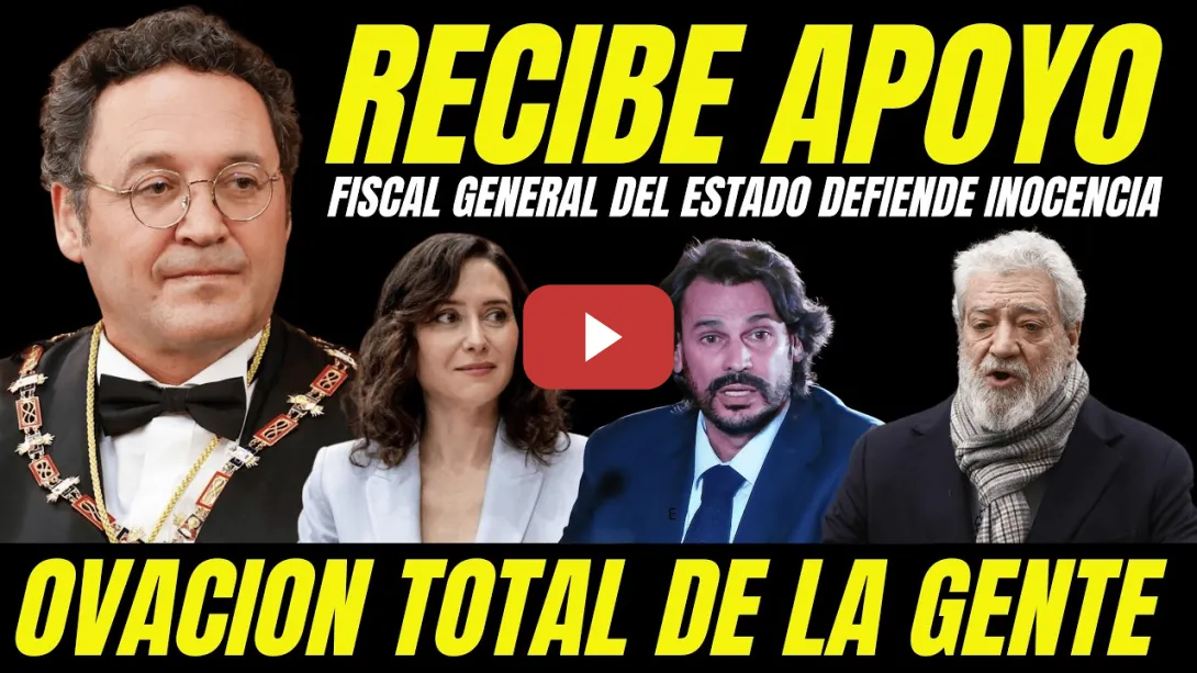 Embedded thumbnail for OVACIONAN AL FISCAL GENERAL ESTADO "DEFIENDE SU INOCENCIA Y RETRATA MONTAJE JUDICIAL"
