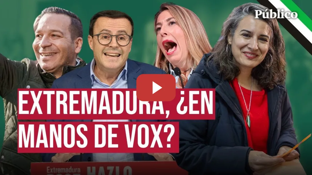 Embedded thumbnail for Las reacciones a los resultados de EXTREMADURA: de la debacle del PSOE a la euforia de VOX