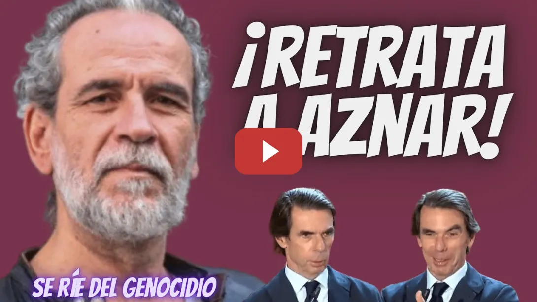 Embedded thumbnail for Willy Toledo &quot;ARREMETE&quot;  contra José María Aznar tras estas declaraciones en apoyo a Israel