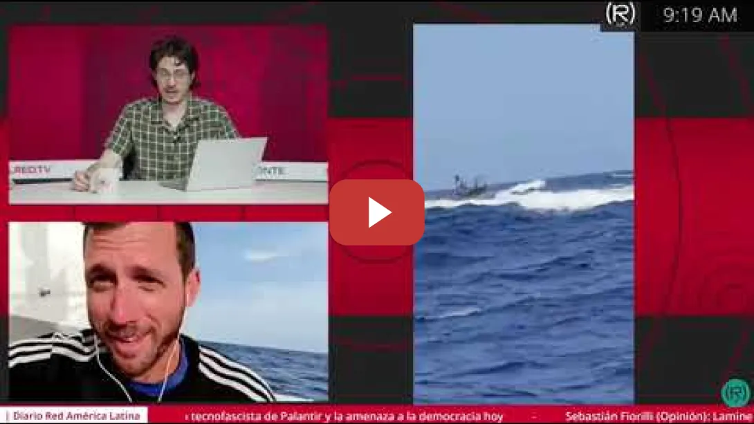 Embedded thumbnail for 🚨 Israel ataca la flotilla, que ya está a 200 millas de Gaza | Lautaro Rivara, desde la Flotilla