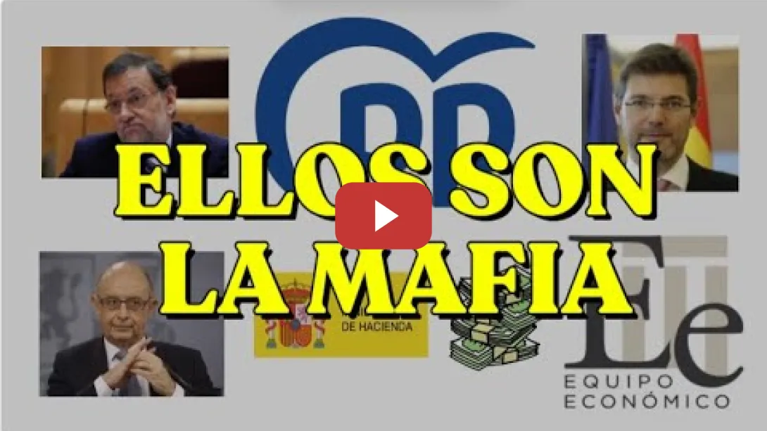Embedded thumbnail for Resumen del Caso Montoro, Catalá, Equipo Económico, La Mafia del PP