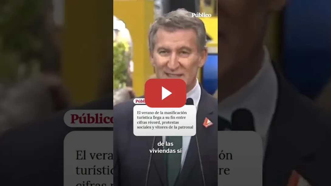 Embedded thumbnail for Polémico Feijóo en FITUR: &quot;El turismo no es un problema para los españoles, la okupación sí&quot;