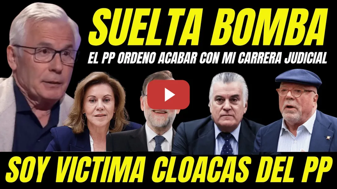 Embedded thumbnail for BALTASAR GARZÓN ACUSA AL PP DE USAR CLOACAS DEL ESTADO PARA ACABAR CON ÉL POR INVESTIGAR CORRUPCIÓN"