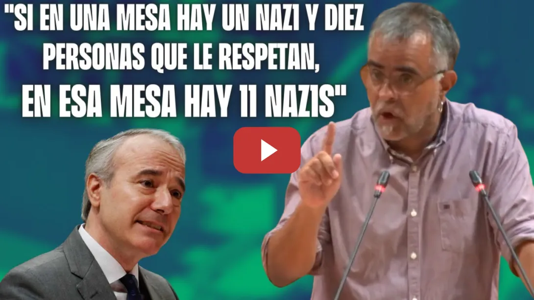 Embedded thumbnail for Un diputado de Podemos RETRATA a AZCÓN tras su acuerdo con VOX y este se hace el OFENDIDO!