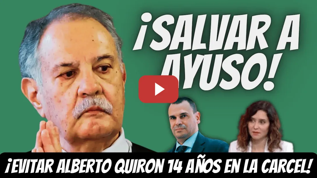 Embedded thumbnail for ¡ATENTO! - 14 AÑOS de CÁRCEL para NOVIO de Ayuso - El Juez Hurtado al SERVICIO del PP para EVITARLO