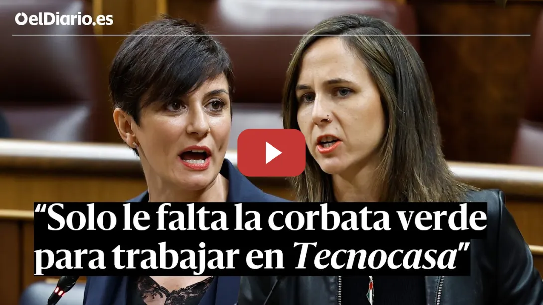 Embedded thumbnail for PODEMOS acusa al GOBIERNO de APOYAR a los RENTISTAS: &quot;Solo le falta la corbata verde de Tecnocasa&quot;