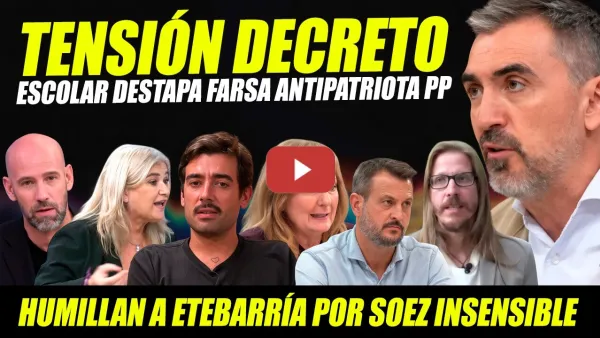 Embedded thumbnail for ESCOLAR DESTAPA LA FARSA ANTIPATRIOTA PEPERA. HUMILLAN A LUCÍA ETXEBARRÍA POR OEZ INSENSIBLE
