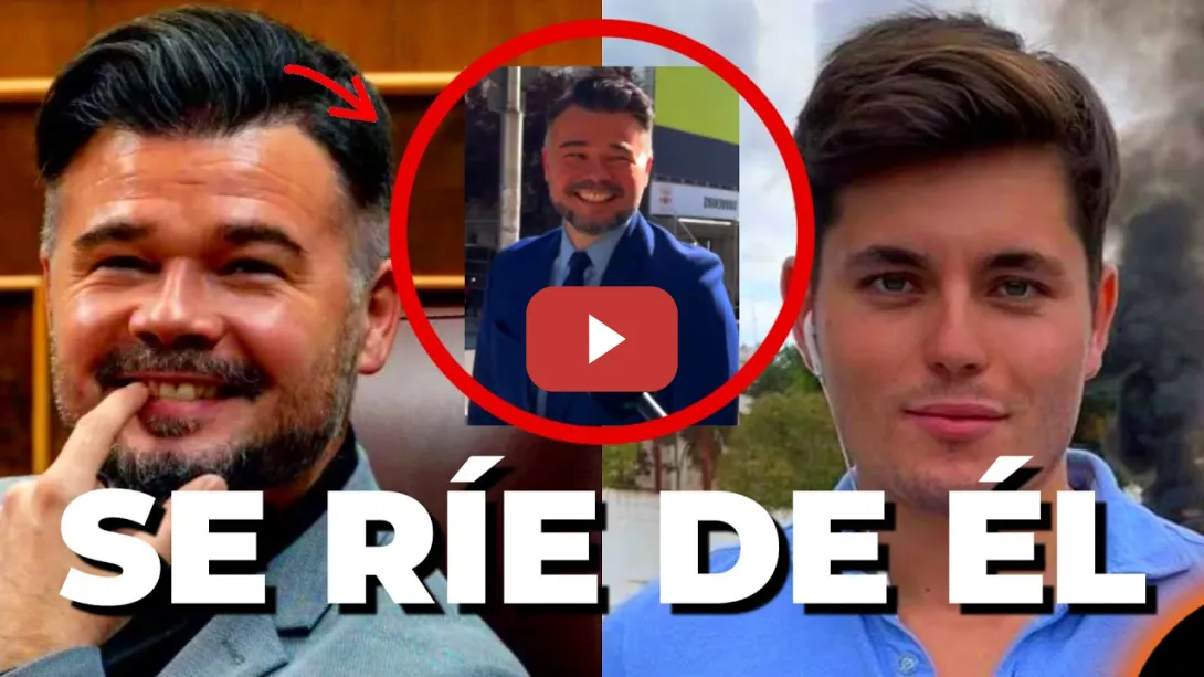Embedded thumbnail for Vito Quiles ataca ahora a Gabriel Rufián después de ir a por Pablo Iglesias pero le sale mal