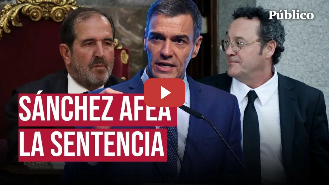 Embedded thumbnail for SÁNCHEZ estalla contra &quot;la impunidad&quot; del PP, ISABEL DÍAZ AYUSO y ALBERTO GONZÁLEZ AMADOR