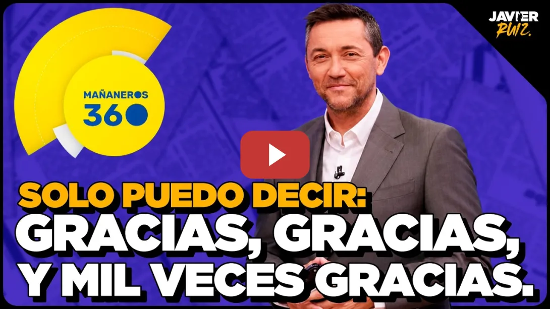 Embedded thumbnail for Me he despedido de Mañaneros 360 y quiero dejaros un mensaje