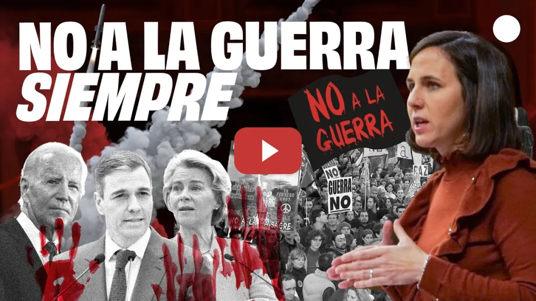 Embedded thumbnail for Ione Belarra DENUNCIA el régimen de guerra y la escalada BELICISTA