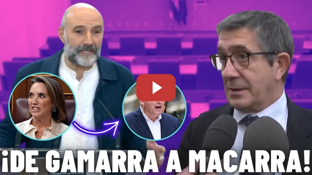 Embedded thumbnail for ¡De GAMARRA a MACARRA! Patxi López y Rego RETRATAN al portavoz del PP de FEIJÓO